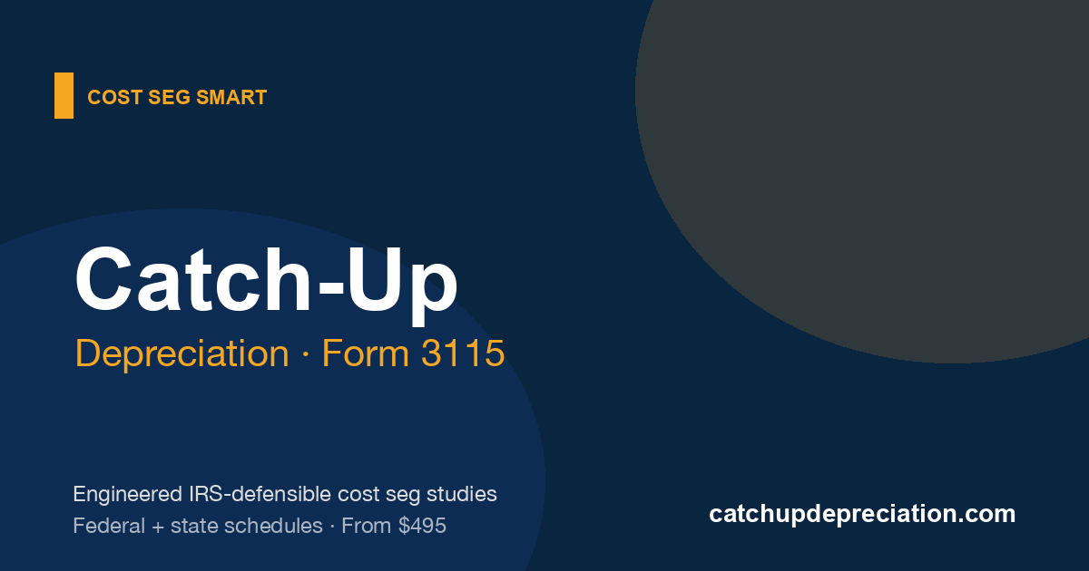 Catch-Up Depreciation Examples